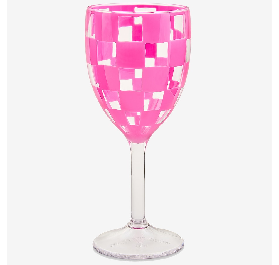 Image 106571_ALTMORE6.jpg, Product 106-571 / Price $60.00, Mackenzie-Childs Acrylic Wine Goblets (set of 4) from MacKenzie Childs on TSC.ca's Kitchen department