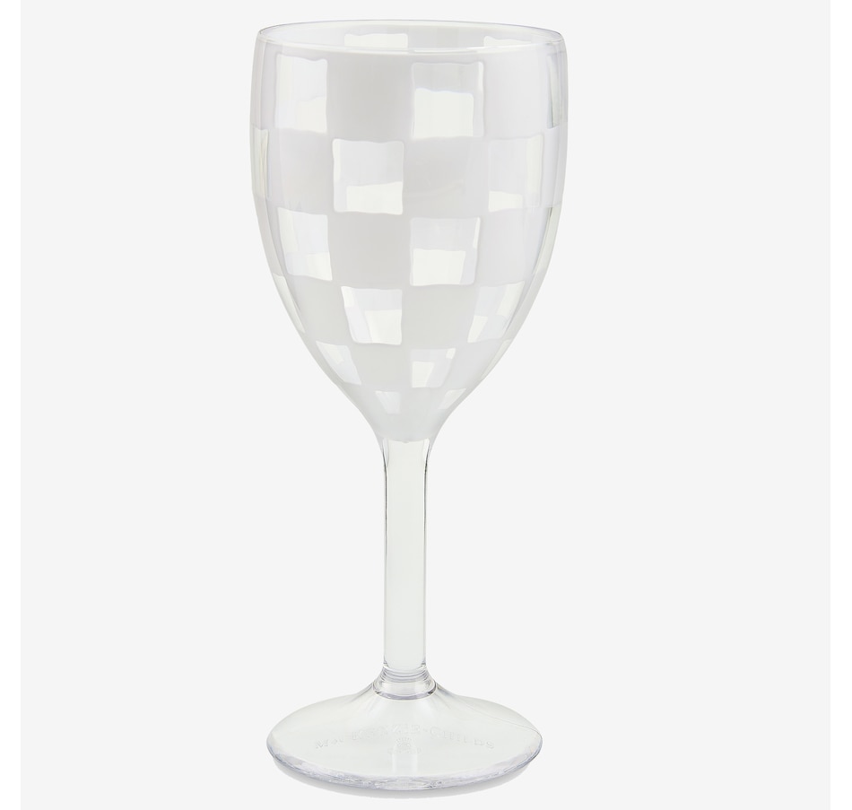 Image 106571_ALTMORE8.jpg, Product 106-571 / Price $60.00, Mackenzie-Childs Acrylic Wine Goblets (set of 4) from MacKenzie Childs on TSC.ca's Kitchen department