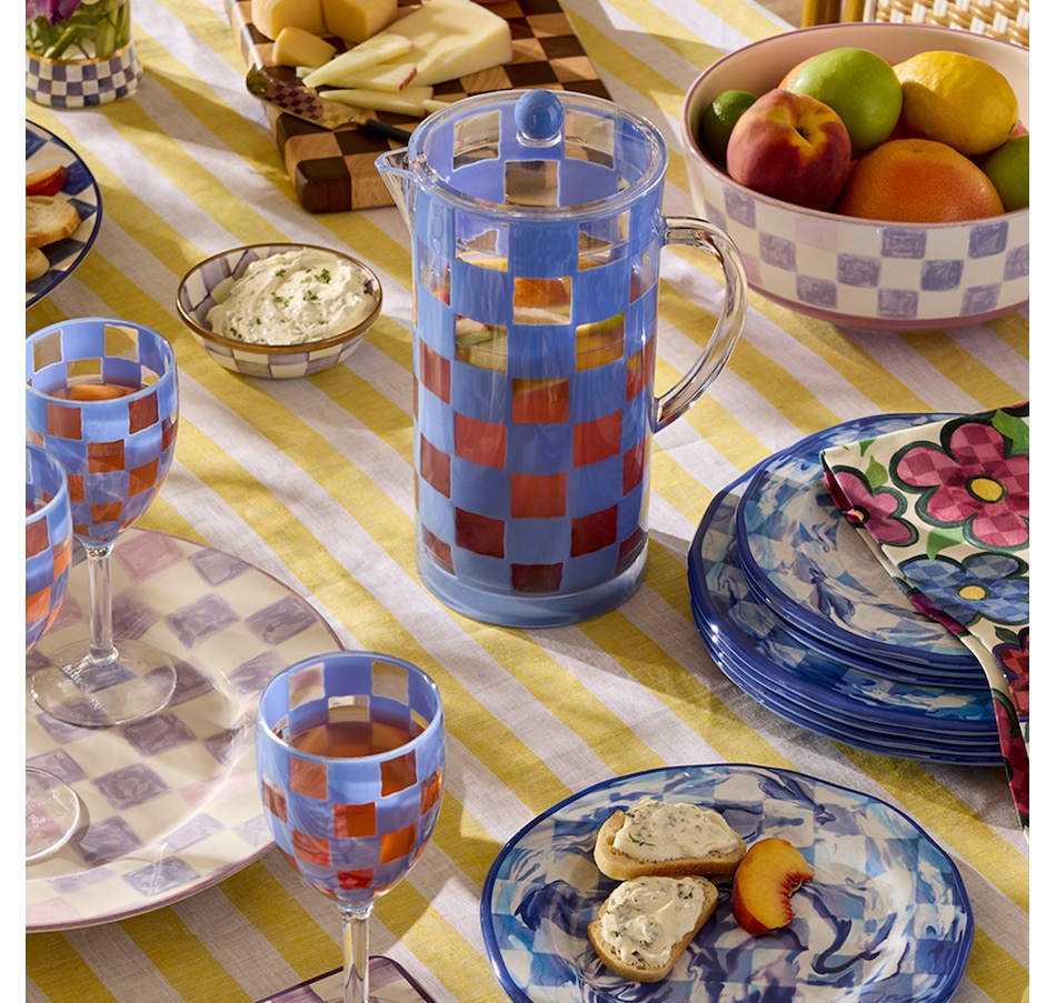 Image 106572_ALTMORE1.jpg, Product 106-572 / Price $60.00, Mackenzie-Childs Acrylic Pitcher from MacKenzie Childs on TSC.ca's Kitchen department