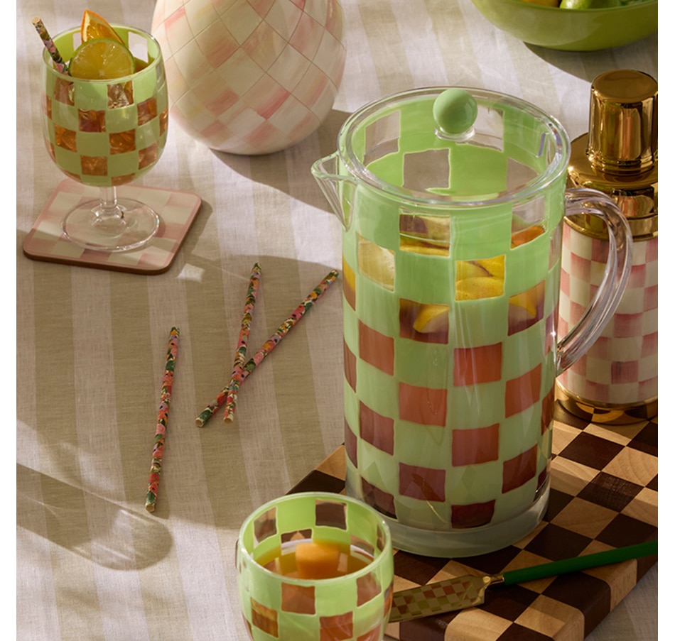 Image 106572_ALTMORE4.jpg, Product 106-572 / Price $60.00, Mackenzie-Childs Acrylic Pitcher from MacKenzie Childs on TSC.ca's Kitchen department
