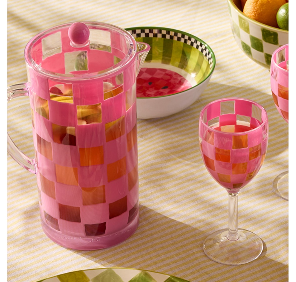 Image 106572_ALTMORE5.jpg, Product 106-572 / Price $60.00, Mackenzie-Childs Acrylic Pitcher from MacKenzie Childs on TSC.ca's Kitchen department