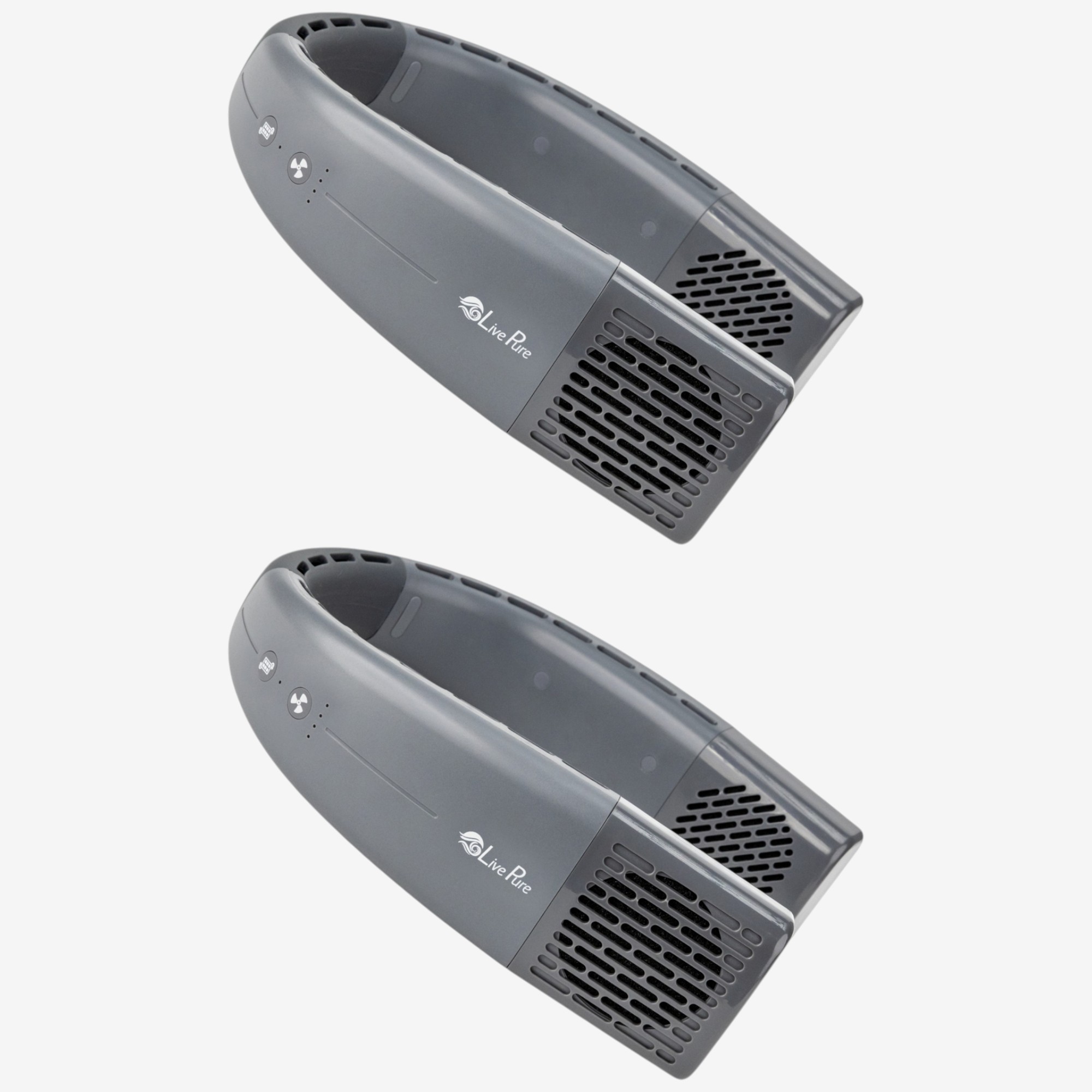 Hunter LivePure Polar Vortex Wearable Fan and Air Cleaner (2-pack
