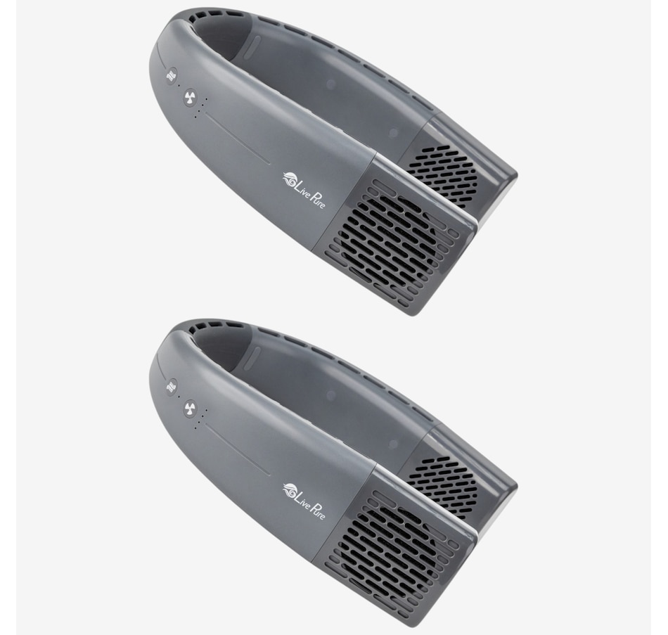 Image 106675_GRY.jpg, Product 106-675 / Price $44.99, Hunter LivePure Polar Vortex Wearable Fan and Air Cleaner (2-pack) from Hunter Home on TSC.ca's Home & Garden department