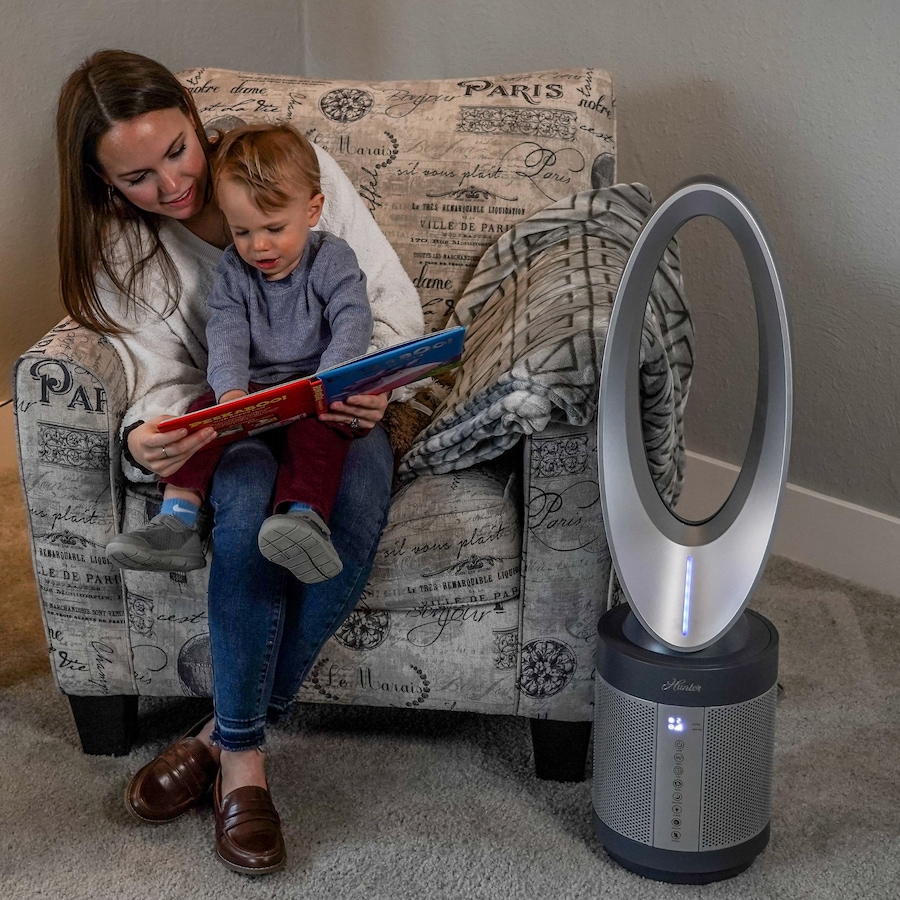 Image 106677_ALTMORE2.jpg, Product 106-677 / Price $349.99, Hunter Extreme Air HP-520 Bladeless Fan/Purifier from Hunter Home on TSC.ca's Home & Garden department