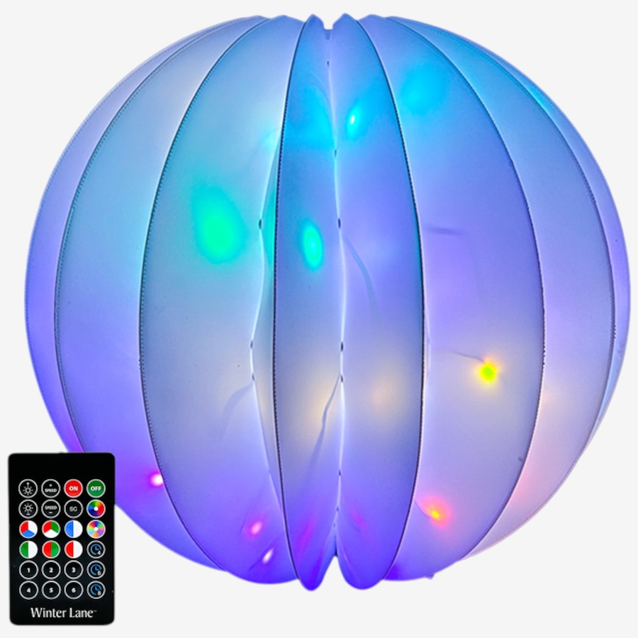 Image 106683.jpg, Product 106-683 / Price $39.99, Holiday Memories Twinkler 18" Foldable Orb from Holiday Memories on TSC.ca's Home & Garden department