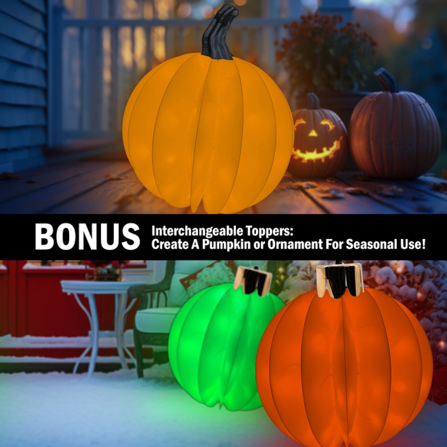 Image 106683_ALTMORE2.jpg, Product 106-683 / Price $39.99, Holiday Memories Twinkler 18" Foldable Orb from Holiday Memories on TSC.ca's Home & Garden department
