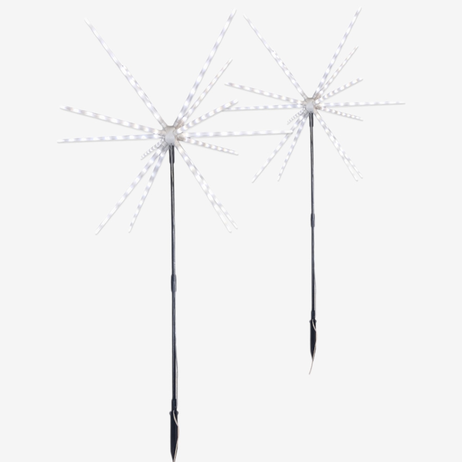 Image 106686_WHT.jpg, Product 106-686 / Price $44.99, Holiday Memories Sparkler 2-Pack Indoor/Outdoor Decorative LED Lights from Holiday Memories on TSC.ca's Home & Garden department