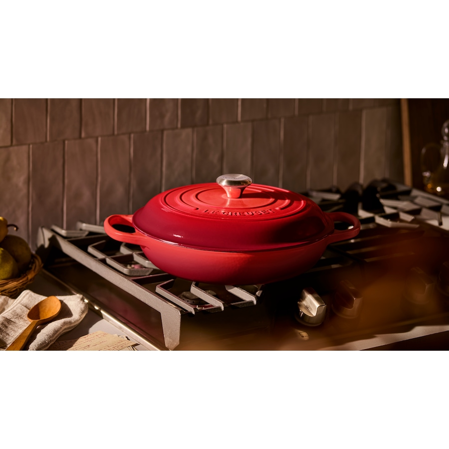 Image 106690_ALTMORE22.jpg, Product 106-690 / Price $439.00, Le Creuset Signature 4.7 L Cast Iron Braiser with Stainless Steel Knob from Le Creuset on TSC.ca's Kitchen department