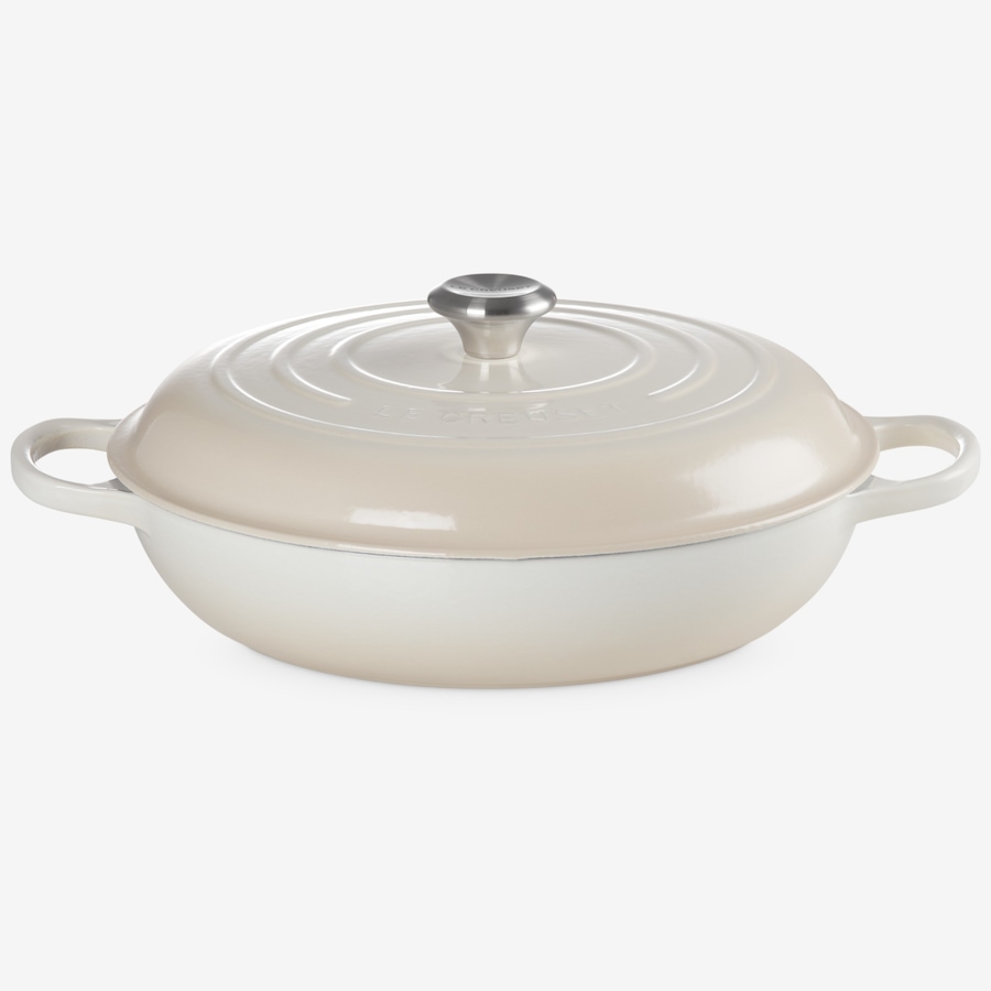 Image 106690_MGE.jpg, Product 106-690 / Price $439.00, Le Creuset Signature 4.7 L Cast Iron Braiser with Stainless Steel Knob from Le Creuset on TSC.ca's Kitchen department