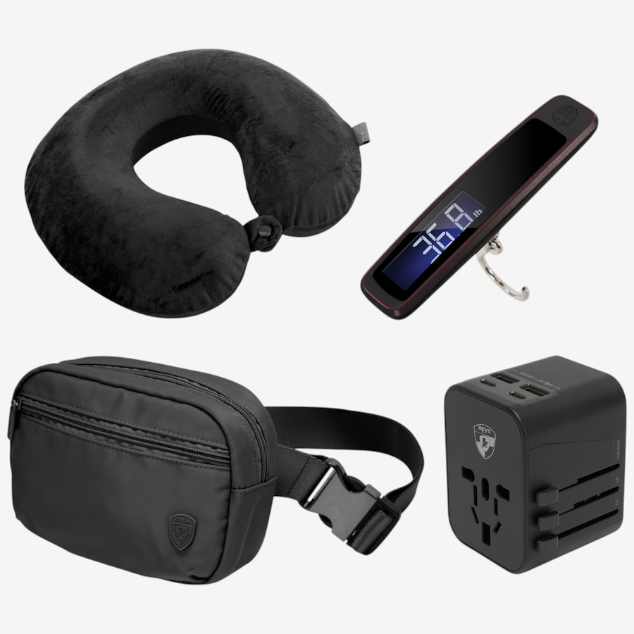 Image 106705_BLK.jpg, Product 106-705 / Price $149.99, Heys 4-Piece Travel Kit from Heys on TSC.ca's Home & Garden department