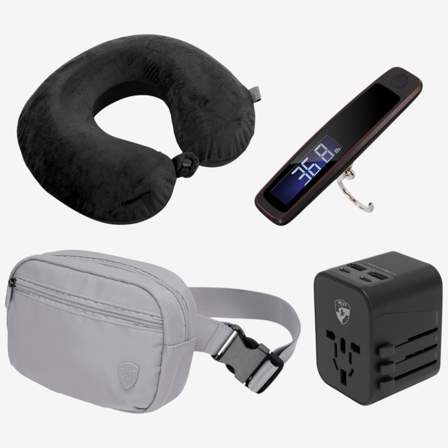 Image 106705_GRY.jpg, Product 106-705 / Price $149.99, Heys 4-Piece Travel Kit from Heys on TSC.ca's Home & Garden department