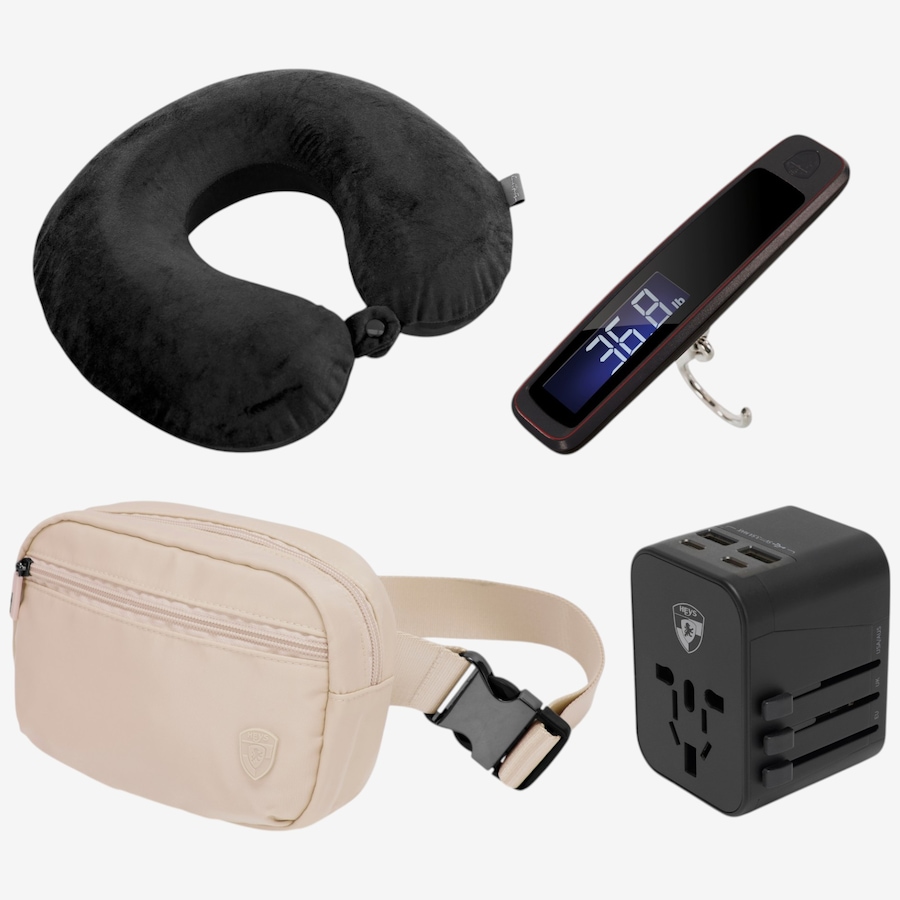 Image 106705_TN.jpg, Product 106-705 / Price $149.99, Heys 4-Piece Travel Kit from Heys on TSC.ca's Home & Garden department