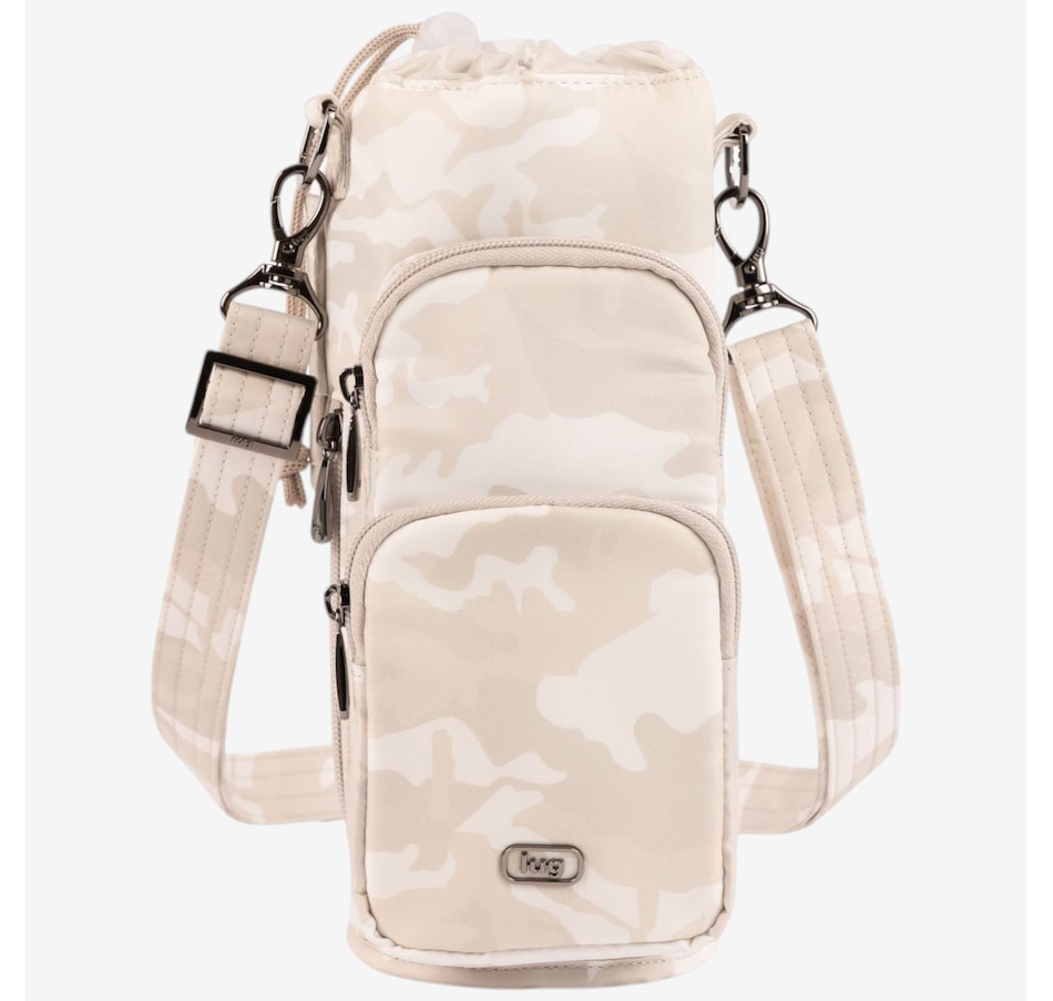 Image 106821_CAMWH.jpg, Product 106-821 / Price $44.99, Lug Huggie XL Wide Crossbody Water Bottle Holder from Lug on TSC.ca's Fashion department