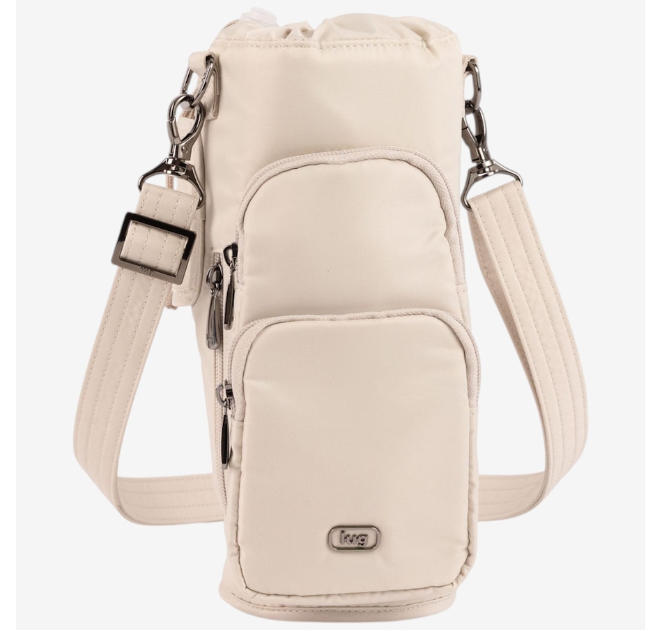 Image 106821_PEB.jpg, Product 106-821 / Price $44.99, Lug Huggie XL Wide Crossbody Water Bottle Holder from Lug on TSC.ca's Fashion department
