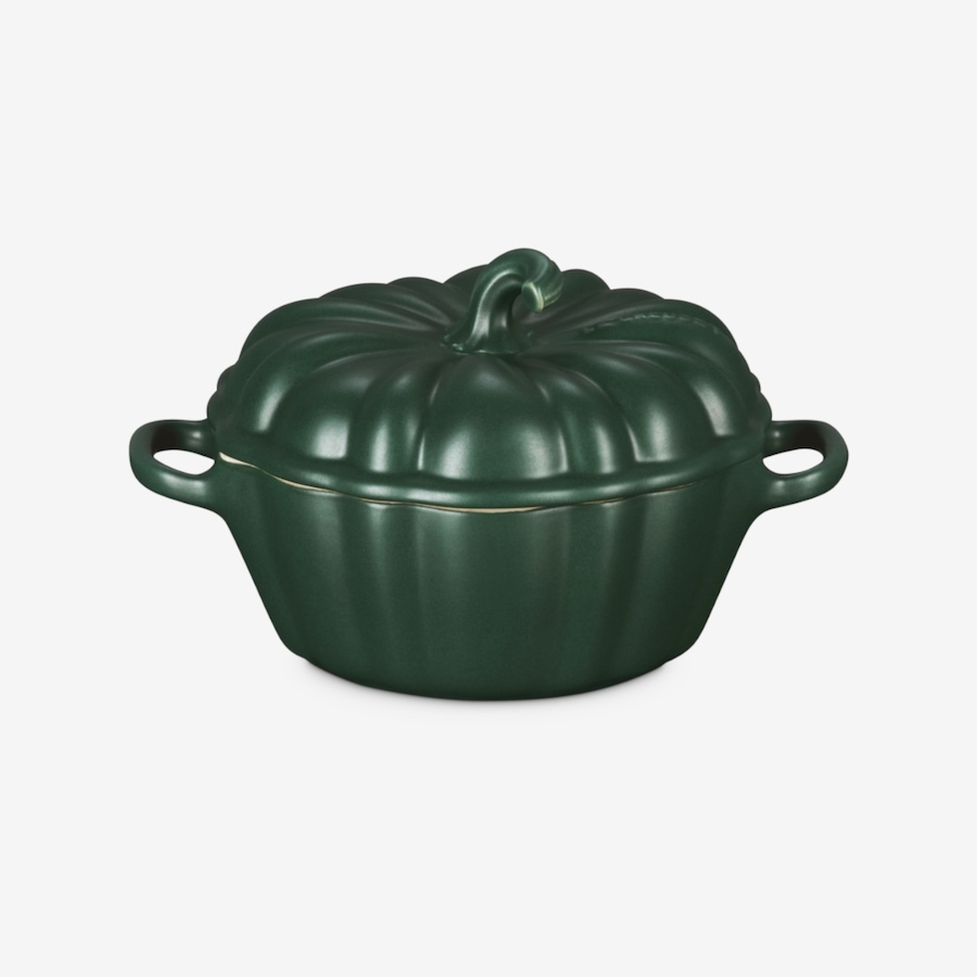 Image 107141.jpg, Product 107-141 / Price $440.00, Le Creuset Cast Iron Signature 3.7L Pumpkin Cocotte (forêt) from Le Creuset on TSC.ca's Kitchen department