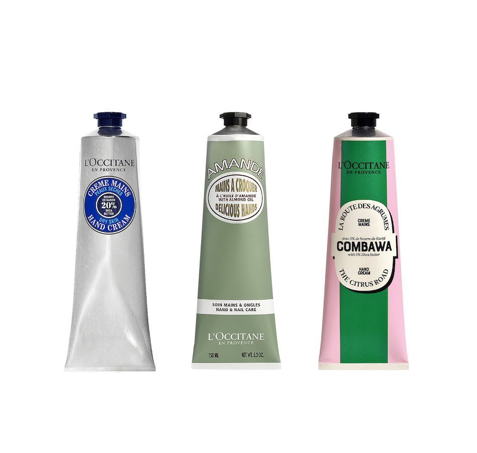 Image 107421.jpg, Product 107-421 / Price $114.00, L'Occitane Limited Edition Holiday Hand Cream Trio from L'Occitane on TSC.ca's Beauty department
