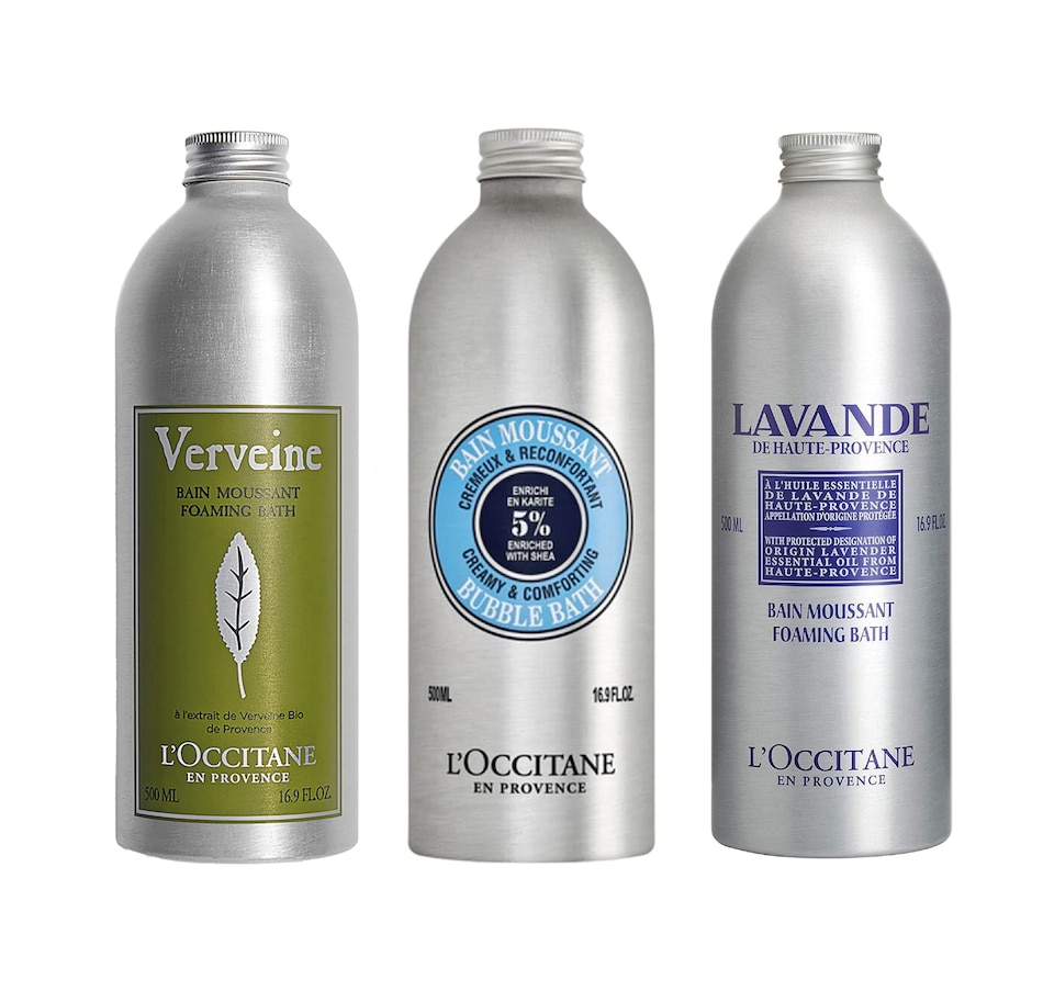 Image 107424.jpg, Product 107-424 / Price $153.00, L'Occitane Bubble Bath Trio from L'Occitane on TSC.ca's Beauty department