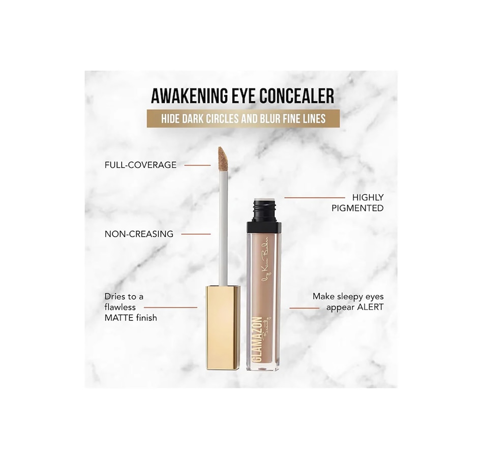 Image 107432_ALTMORE1.jpg, Product 107-432 / Price $58.00, Glamazon Second to None Concealer With Teardrop Beauty Sponge from Glamazon Beauty on TSC.ca's Beauty department