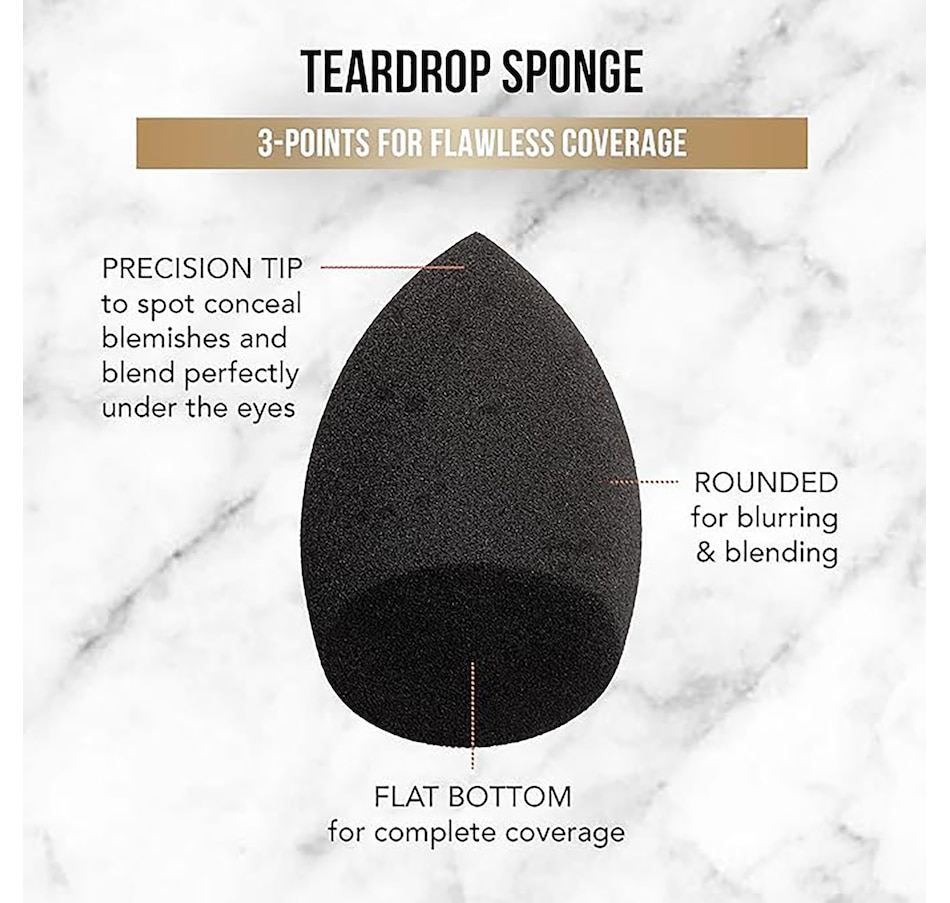 Image 107432_ALTMORE3.jpg, Product 107-432 / Price $58.00, Glamazon Second to None Concealer With Teardrop Beauty Sponge from Glamazon Beauty on TSC.ca's Beauty department