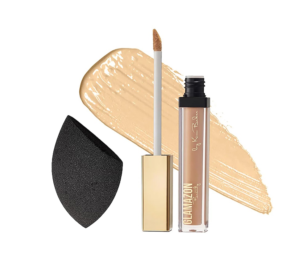 Image 107432_CAS.jpg, Product 107-432 / Price $58.00, Glamazon Second to None Concealer With Teardrop Beauty Sponge from Glamazon Beauty on TSC.ca's Beauty department