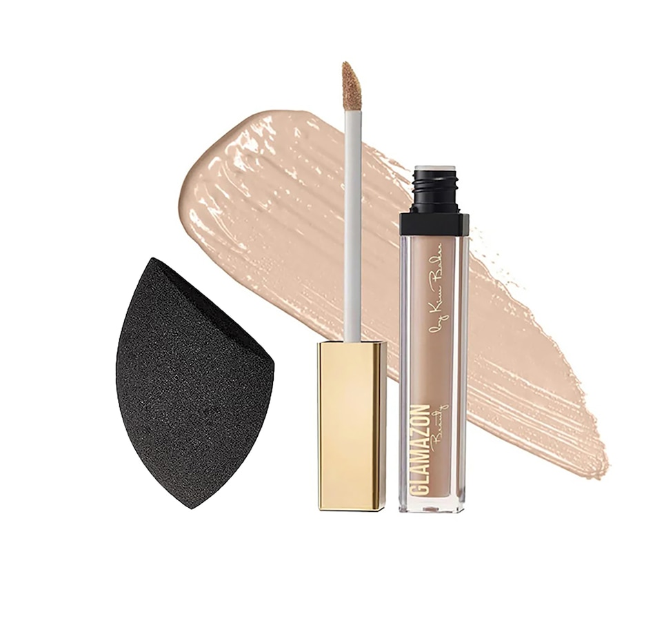 Image 107432_VABN.jpg, Product 107-432 / Price $58.00, Glamazon Second to None Concealer With Teardrop Beauty Sponge from Glamazon Beauty on TSC.ca's Beauty department