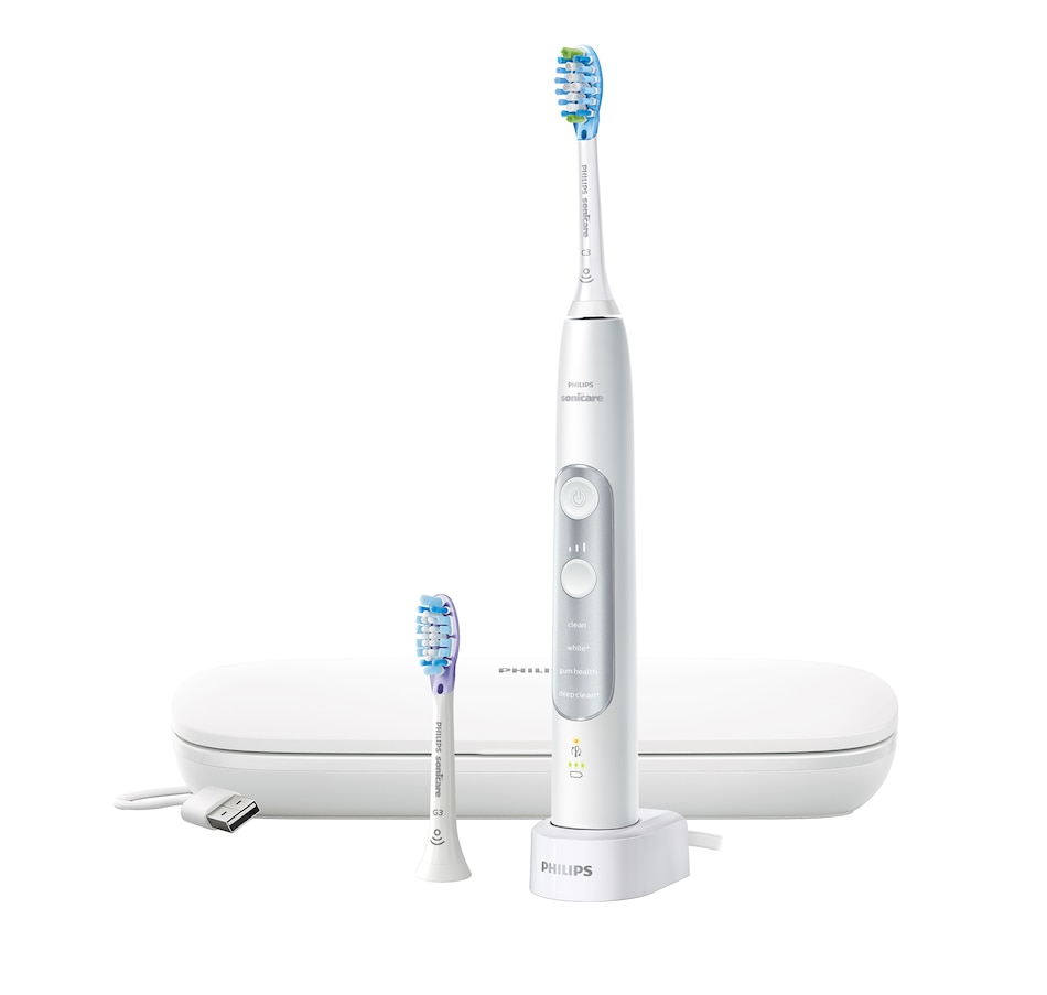 Image 107827_WHT.jpg, Product 107-827 / Price $239.99, Philips Sonicare ExpertClean 7500 Rechargeable Toothbrush from Philips on TSC.ca's Beauty department