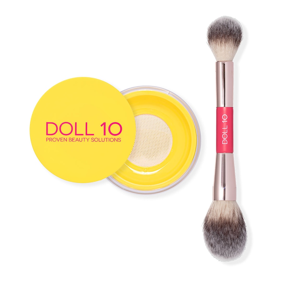 Image 107832.jpg, Product 107-832 / Price $46.99, Doll 10 Dollskin Yellow Powder Brightening Treatment Powder With Double Ended Powder Brush from Doll 10 on TSC.ca's Beauty department