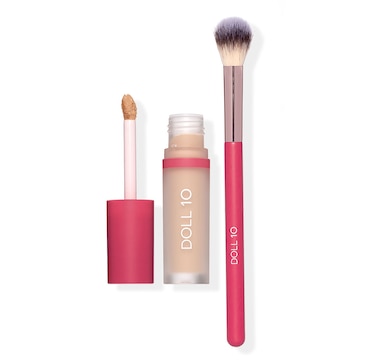 Doll 10 Doll Skin Genius Serum Concealer with Reishi Mushroom with Brush