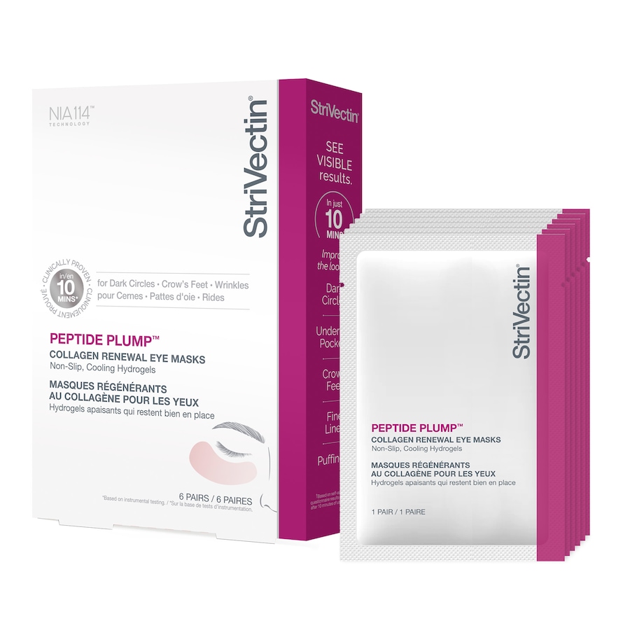Image 107918.jpg, Product 107-918 / Price $48.00, Strivectin Peptide Plump Collagen Renewal Eye Masks (6 Pack) from StriVectin on TSC.ca's Beauty department