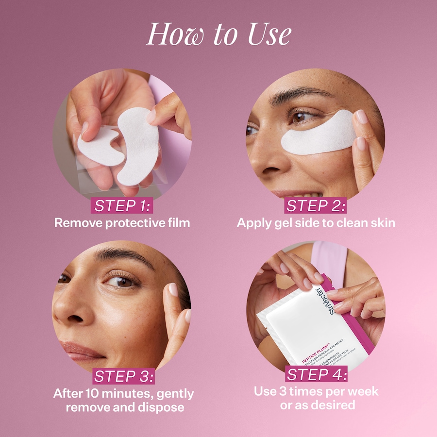 Image 107918_ALTMORE6.jpg, Product 107-918 / Price $48.00, Strivectin Peptide Plump Collagen Renewal Eye Masks (6 Pack) from StriVectin on TSC.ca's Beauty department