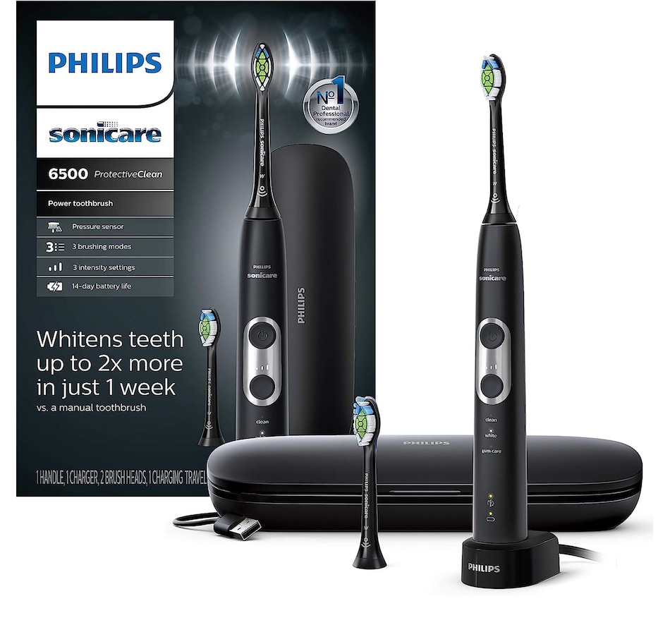 Image 109834_BLK.jpg, Product 109-834 / Price $119.99, Philips Sonicare ProtectiveClean 6500 Power Toothbrush from Philips on TSC.ca's Beauty department