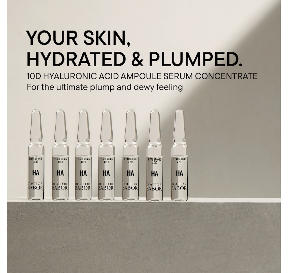Image 109859_ALTMORE5.jpg, Product 109-859 / Price $65.00, Babor Doctor Babor 10D Hyaluronic Acid Ampoule Serum Concentrates from Babor on TSC.ca's Beauty department
