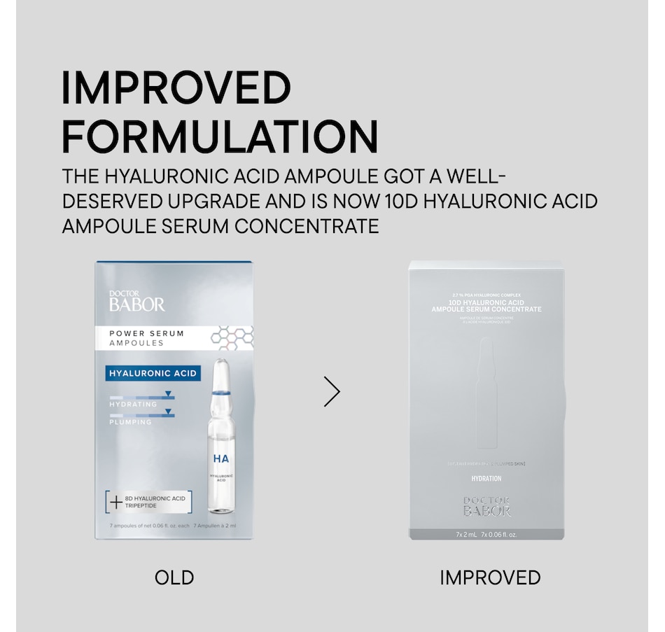 Image 109859_ALTMORE6.jpg, Product 109-859 / Price $65.00, Babor Doctor Babor 10D Hyaluronic Acid Ampoule Serum Concentrates from Babor on TSC.ca's Beauty department