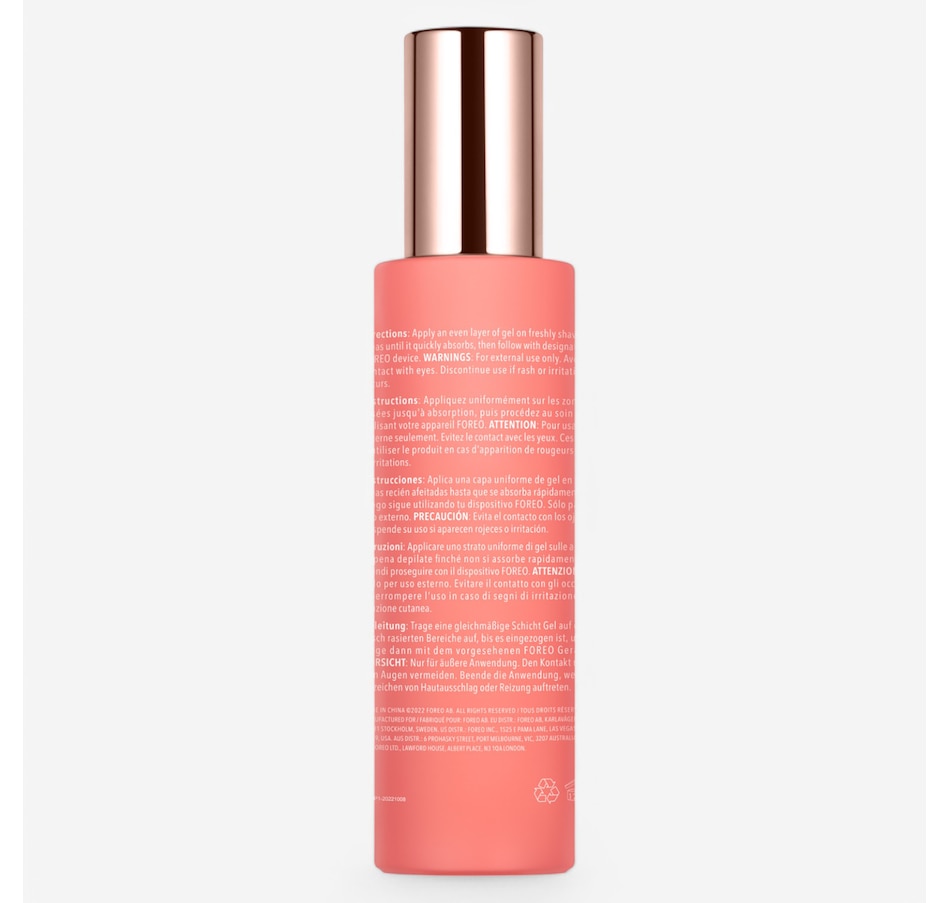 Image 109883_ALTMORE1.jpg, Product 109-883 / Price $51.90, FOREO PEACH COOLING PREP GEL 100ML / 3.3 FL.OZ from Foreo on TSC.ca's Beauty department