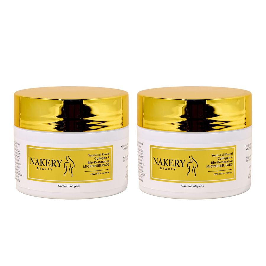 Image 109996.jpg, Product 109-996 / Price $99.99, Nakery Youth + Full Reveal Collagen + Bio-Restorative Fusion Micropeel Pads Duo from Nakery Beauty on TSC.ca's Beauty department