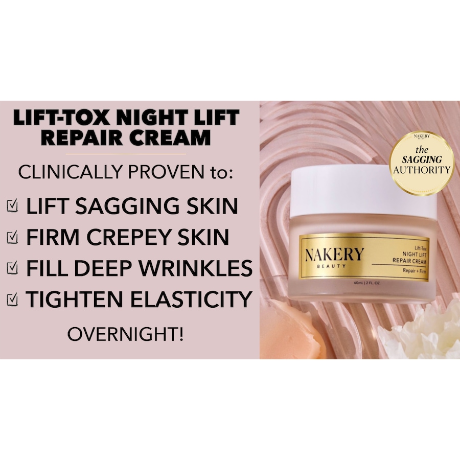 Image 109998_ALTMORE7.jpg, Product 109-998 / Price $45.00, Nakery Lift-Tox Night Lift Repair Cream from Nakery Beauty on TSC.ca's Beauty department