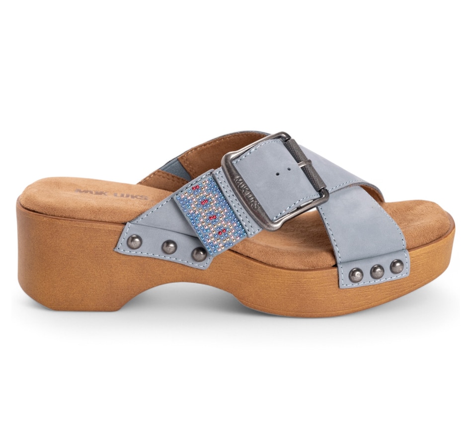 Image 110162_ALTMORE4.jpg, Product 110-162 / Price $49.88, Muk Luks Charlotte Crisscross Strap Sandal from Muk Luks on TSC.ca's Shoes department