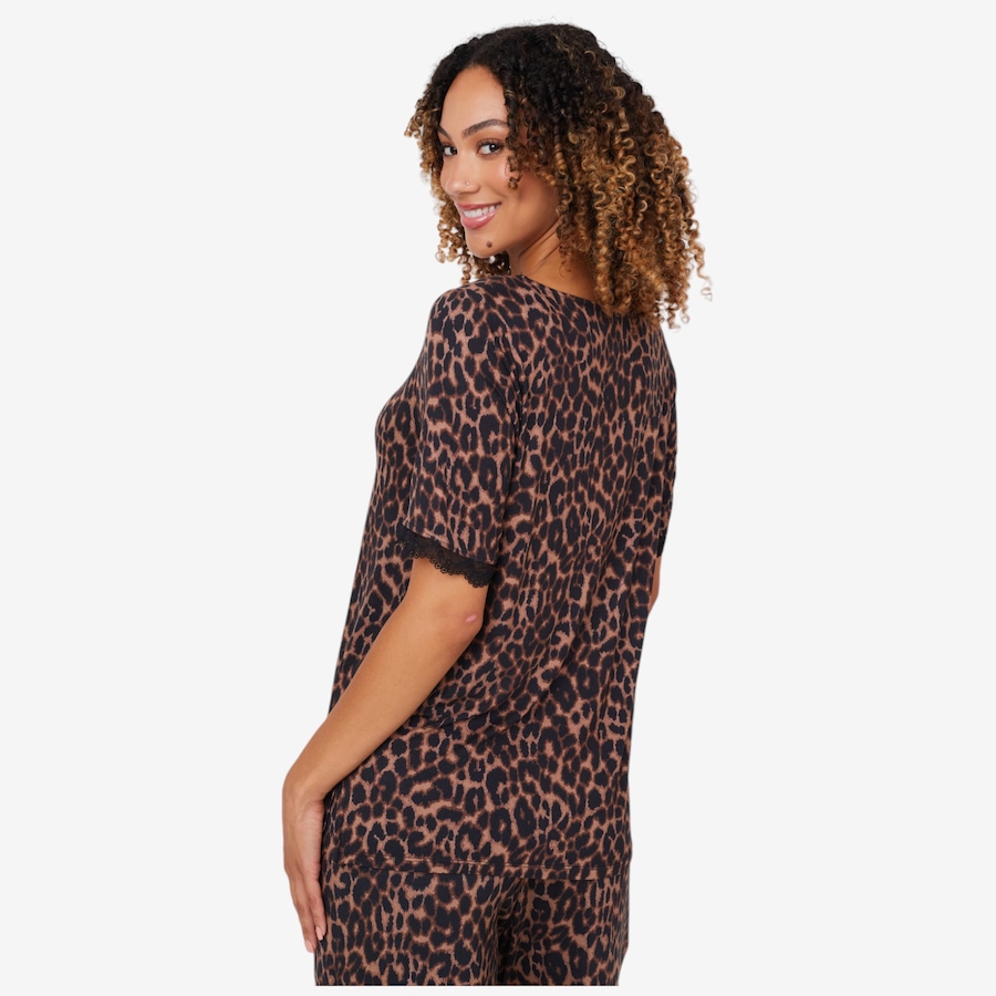 Image 110174_ALTMORE1.jpg, Product 110-174 / Price $9.33, Cuddl Duds Soft Stretch Lace Trimmed Tee from Cuddl Duds on TSC.ca's Fashion department