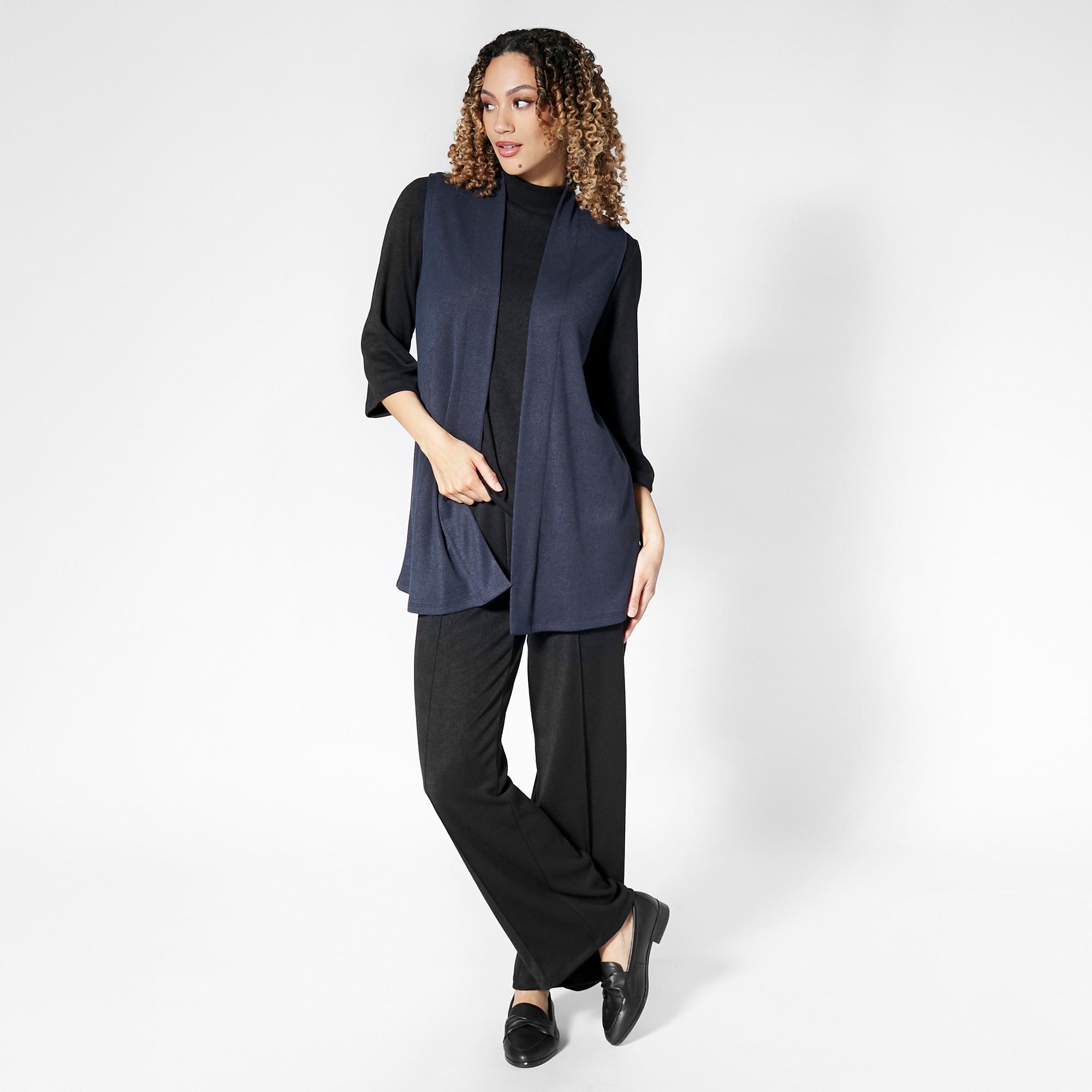 Kim & Co. Divine Knit Sleeveless Cardigan - TSC.ca