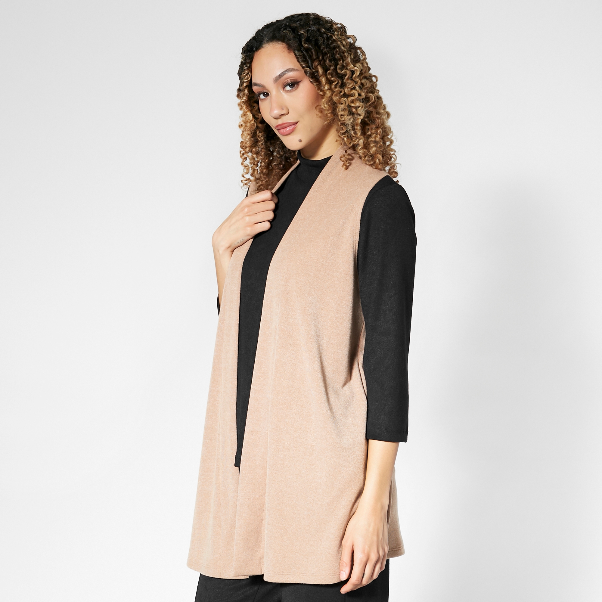 Kim & Co. Divine Knit Sleeveless Cardigan - TSC.ca
