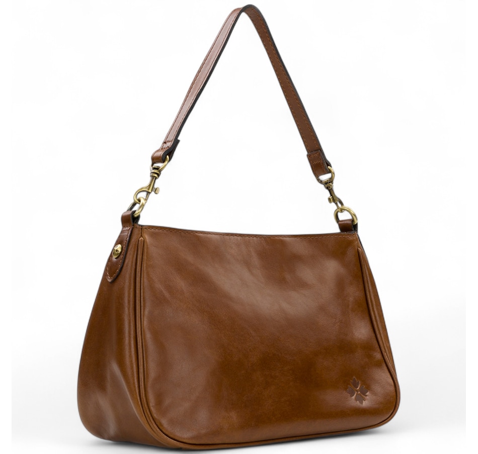 Image 110183_ALTMORE1.jpg, Product 110-183 / Price $129.88, Patricia Nash Ikaria Leather Shoulder Bag with Scarf from Patricia Nash on TSC.ca's Fashion department