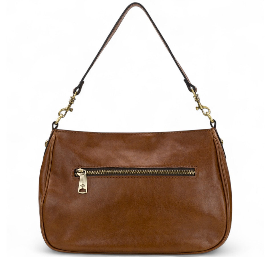 Image 110183_ALTMORE2.jpg, Product 110-183 / Price $129.88, Patricia Nash Ikaria Leather Shoulder Bag with Scarf from Patricia Nash on TSC.ca's Fashion department