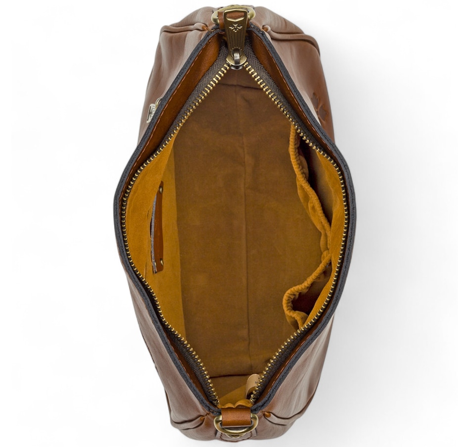 Image 110183_ALTMORE3.jpg, Product 110-183 / Price $129.88, Patricia Nash Ikaria Leather Shoulder Bag with Scarf from Patricia Nash on TSC.ca's Fashion department