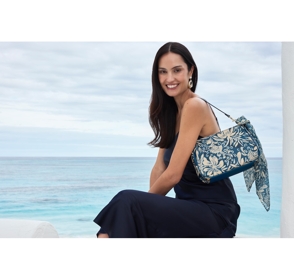 Image 110183_ALTMORE7.jpg, Product 110-183 / Price $129.88, Patricia Nash Ikaria Leather Shoulder Bag with Scarf from Patricia Nash on TSC.ca's Fashion department