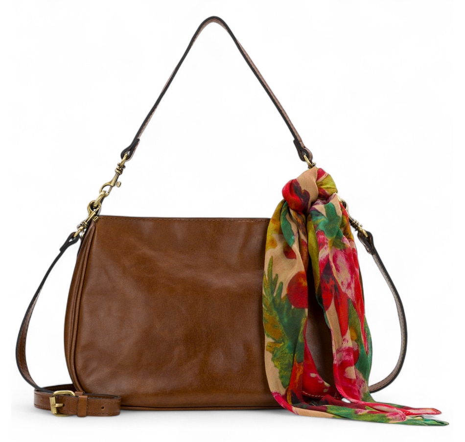 Image 110183_COG.jpg, Product 110-183 / Price $129.88, Patricia Nash Ikaria Leather Shoulder Bag with Scarf from Patricia Nash on TSC.ca's Fashion department