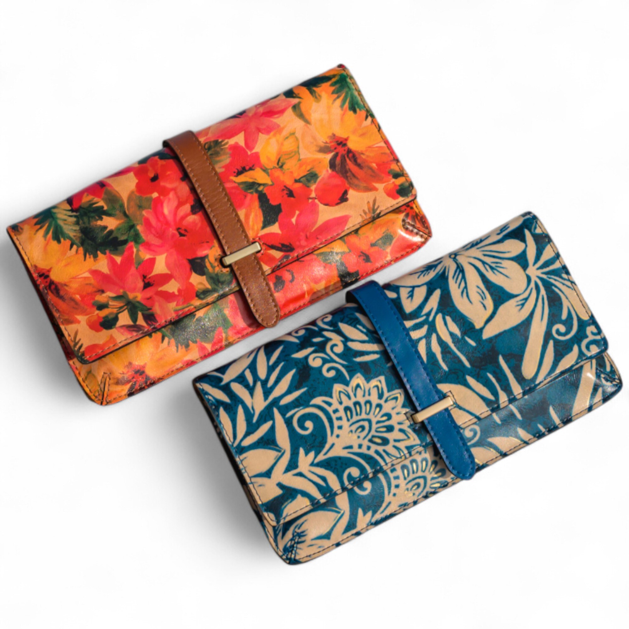 Patricia Nash Leather Perissa Clutch with Crossbody Strap - TSC.ca