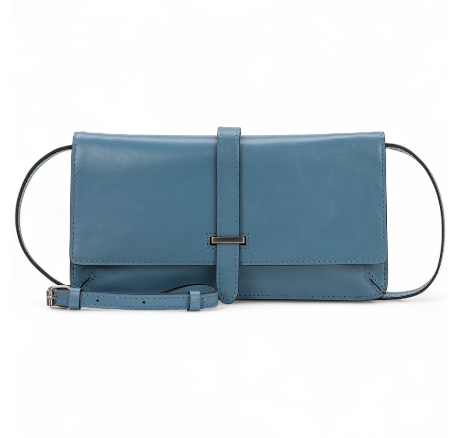 Image 110184_BLEFG.jpg, Product 110-184 / Price $29.33, Patricia Nash Leather Perissa Clutch with Crossbody Strap from Patricia Nash on TSC.ca's Fashion department