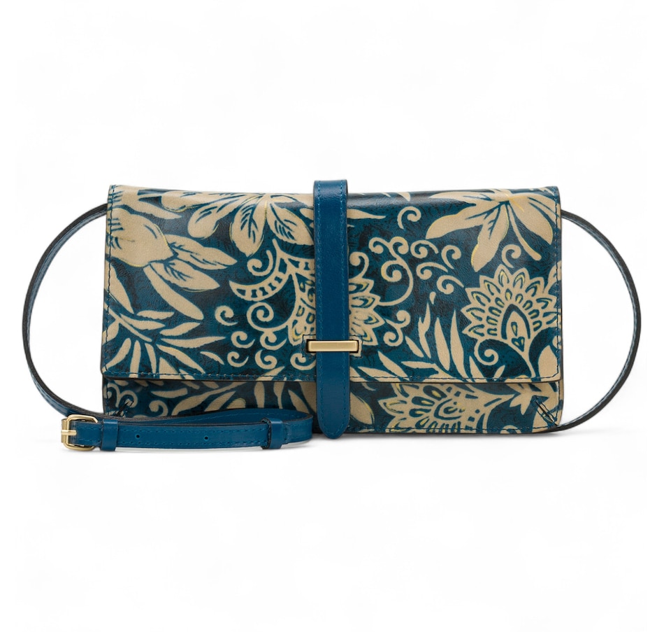 Image 110184_FLO.jpg, Product 110-184 / Price $29.33, Patricia Nash Leather Perissa Clutch with Crossbody Strap from Patricia Nash on TSC.ca's Fashion department