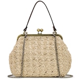 Patricia Nash Elara Frame Crossbody with Chain and Leather Straps