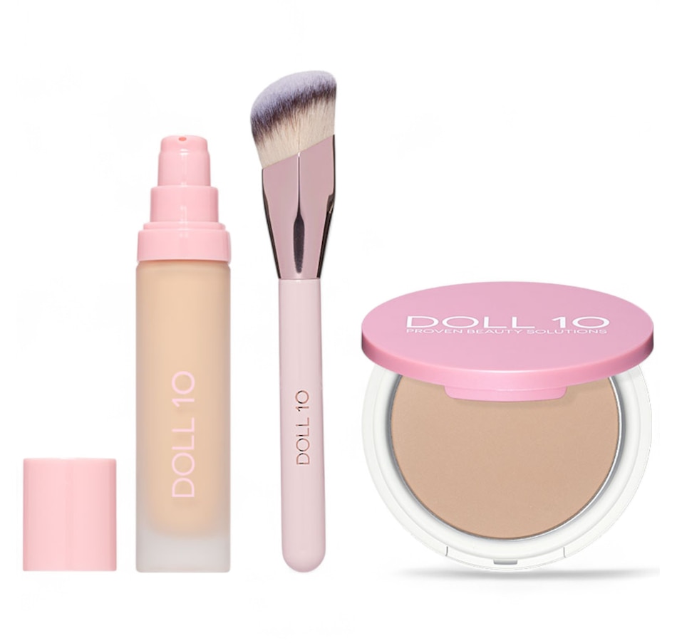 Image 110461_LHT.jpg, Product 110-461 / Price $69.00, Doll 10 Real Skin, But Better 3 Piece Perfecting Collection from Doll 10 on TSC.ca's Beauty department